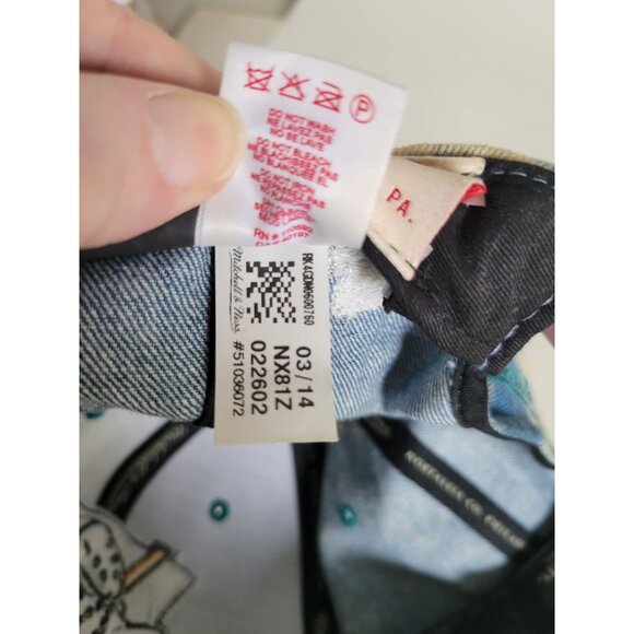 Mighty Ducks NHL Hockey team Mitchell and Feiss Baseball cap hat snap back - Picture 4 of 7